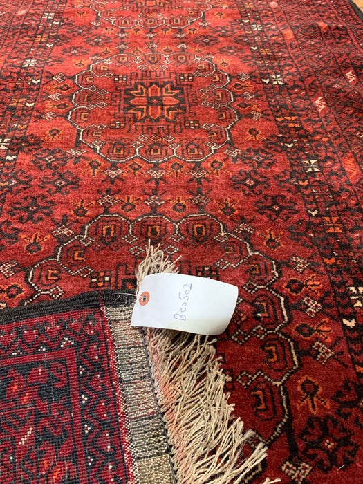 Terkaman Tribal Afghan Oriental Rug, size 3" x 9' 7"  (C)