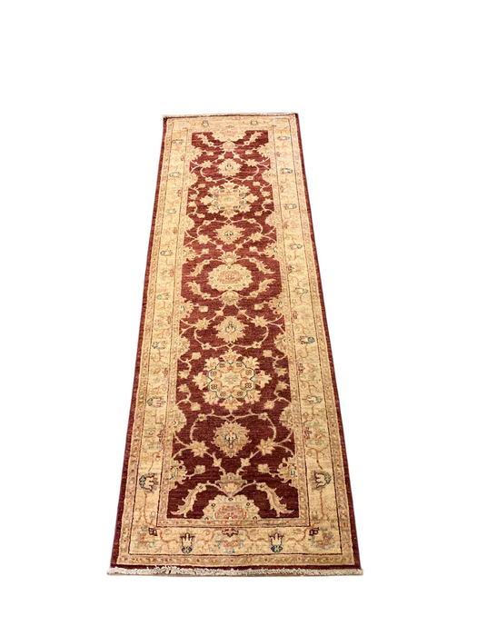 Hand-Knotted Sultanabad Vegetable-Dyed Wool Rug, 2' 6" x 8"  (K)
