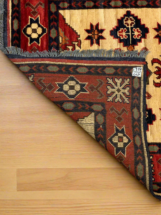 Terkaman Tribal Afghan Oriental Rug, size 2' 8" x 9' 4"  (Q)