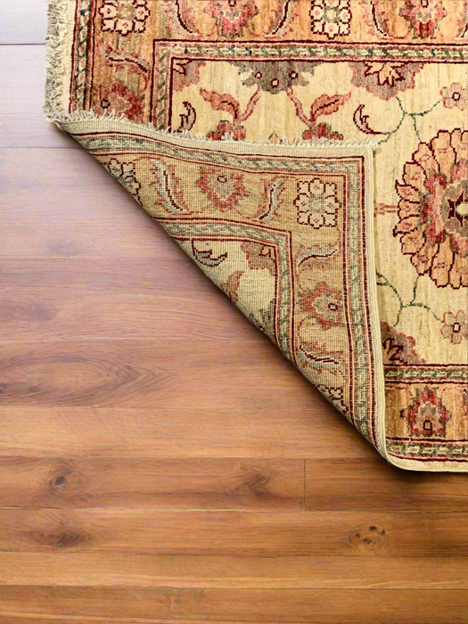 Hand-Knotted Sultanabad Vegetable-Dyed Wool Rug, 2' 5" x 9' 5" (K)