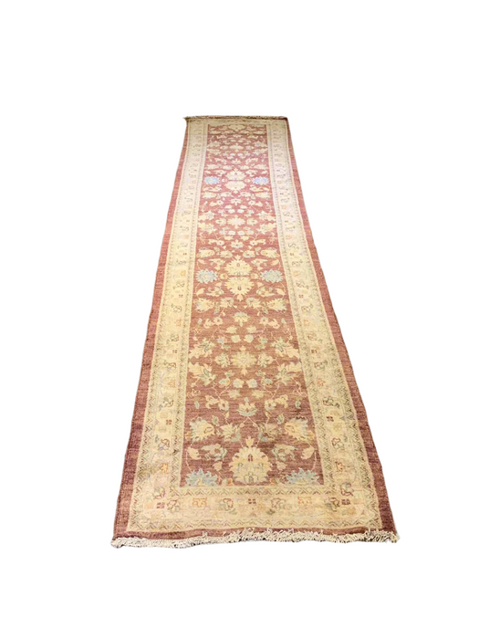 Hand-Knotted Sultanabad Vegetable-Dyed Wool Rug, 2' 8" x 12' 9"  (K)