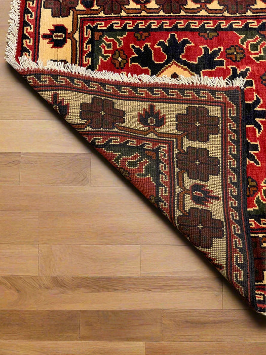 Terkaman Tribal Afghan Oriental Rug, size 2' 8" x 7' 5"  (Q)