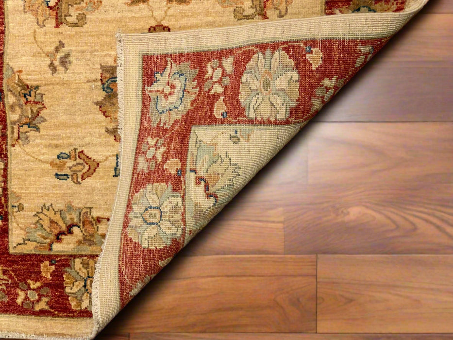 Hand-Knotted Sultanabad Vegetable-Dyed Wool Rug, 2' 9" x 8' 7"  (K)