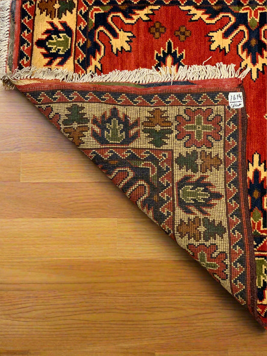 Terkaman Tribal Afghan Oriental Rug, size 2' 9" x 9' 5"  (Q)