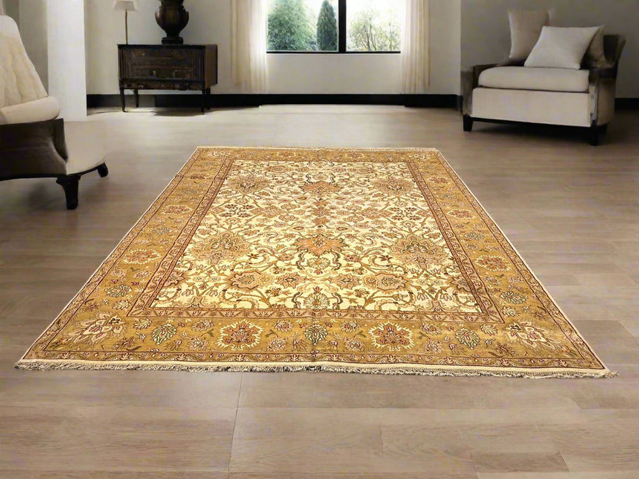 Sultanabad 100% wool Hand Made Rug - size 9" x 12"  (P)