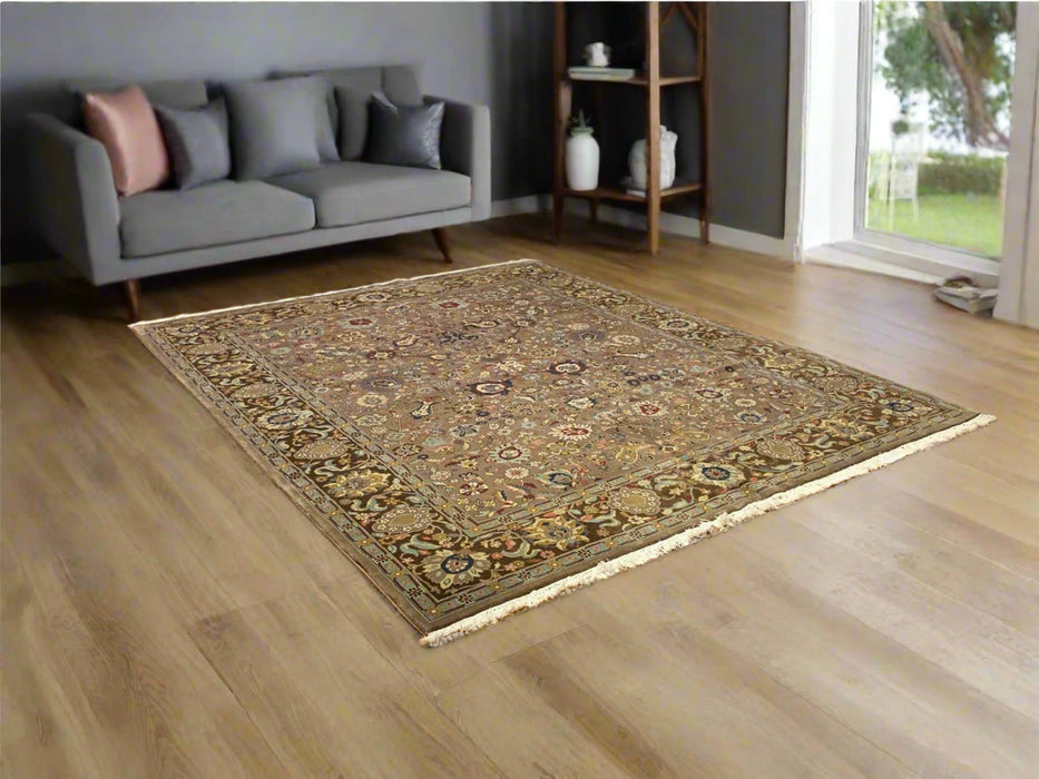 Sultanabad 100% wool Hand Made Rug - size  8' 2" x 9' 10"  (P)