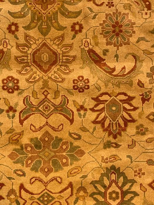 Sultanabad 100% wool Hand Made Rug - size 9" x 12"  (P)