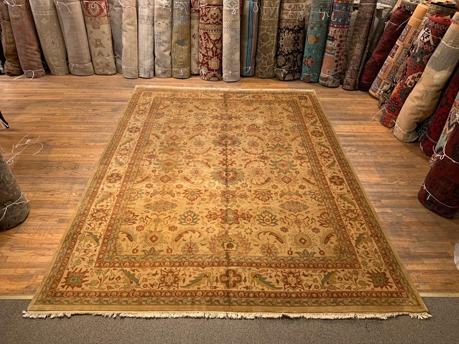 Sultanabad 100% wool Hand Made Rug - size 9" x 12"  (P)