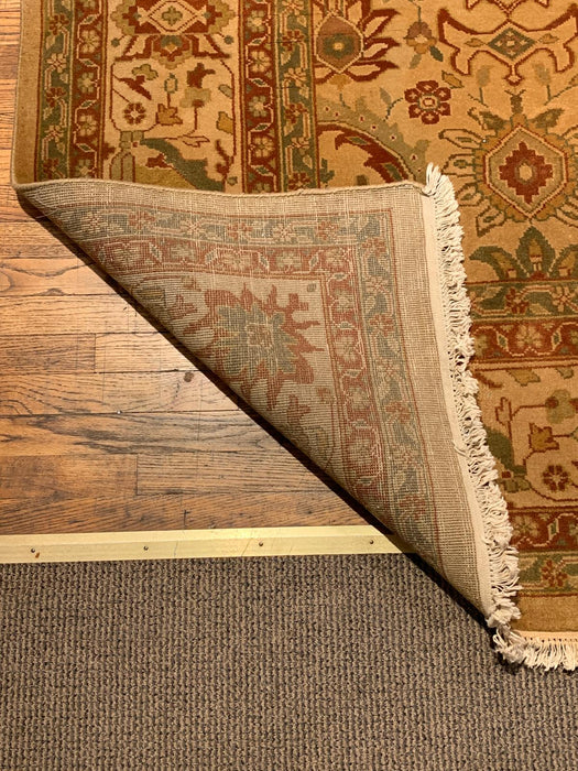 Sultanabad 100% wool Hand Made Rug - size 9" x 12"  (P)