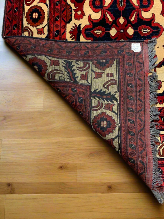 Terkaman Tribal Afghan Oriental Rug, size 9' 6" x 12' 5"  (C)