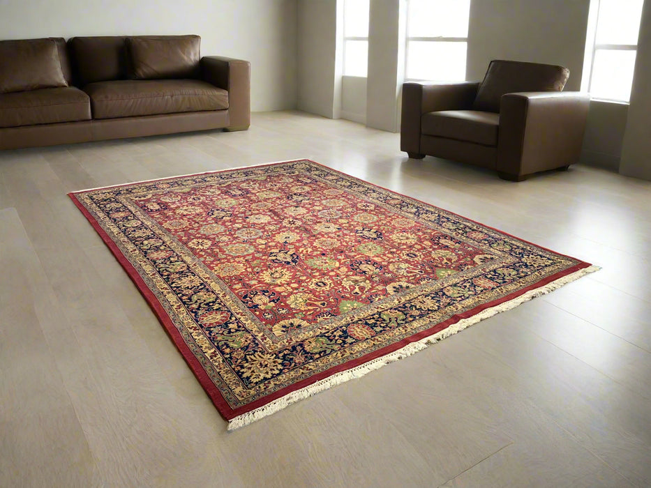Sultanabad 100% wool Hand Made Rug - size 9' 1" x 12' 2"  (P)