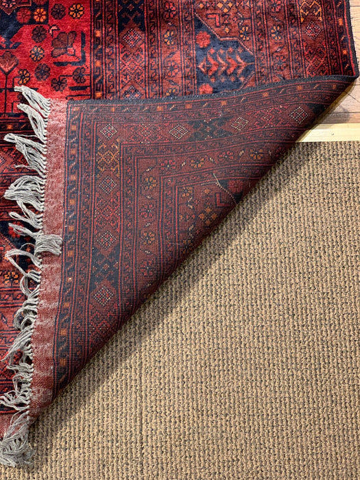 Terkaman Tribal Afghan Oriental Rug, size 9' 8" x 13' 4"  (C)