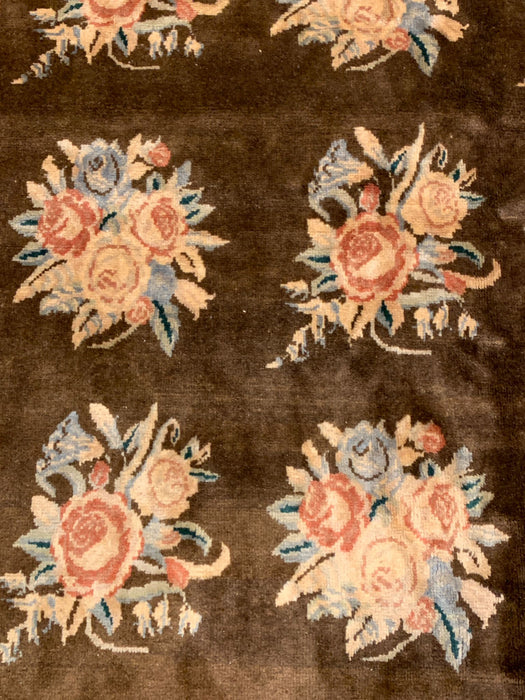 Sultanabad 100% wool Hand Made Rug - size 9" x 12"  (P)