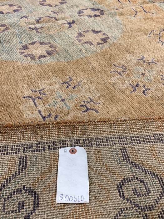 Khotan Pomegranate design Oriental Rug: Size 9" x 12' 4"