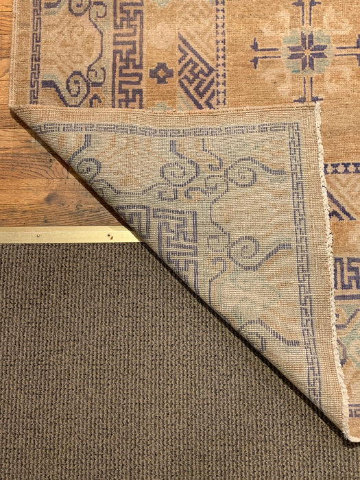 Khotan Pomegranate design Oriental Rug: Size 9" x 12' 4"