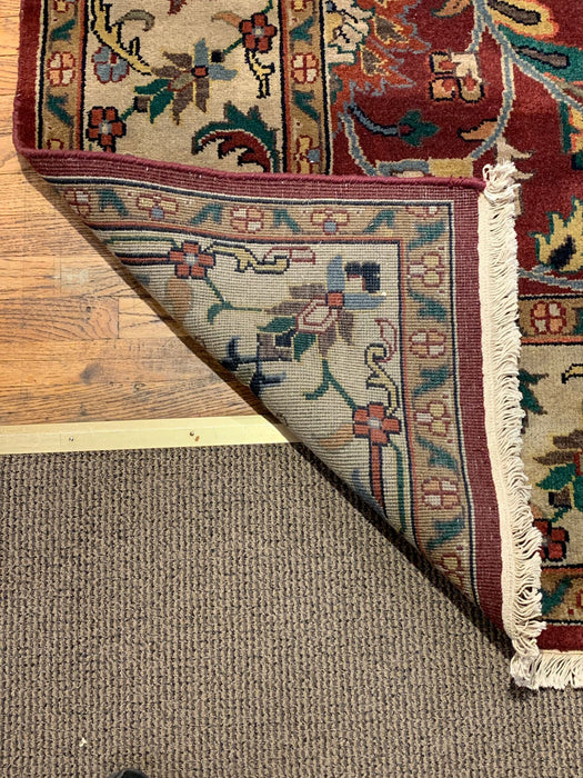 Sultanabad 100% wool Hand Made Rug - size 9" x 12"  (P)