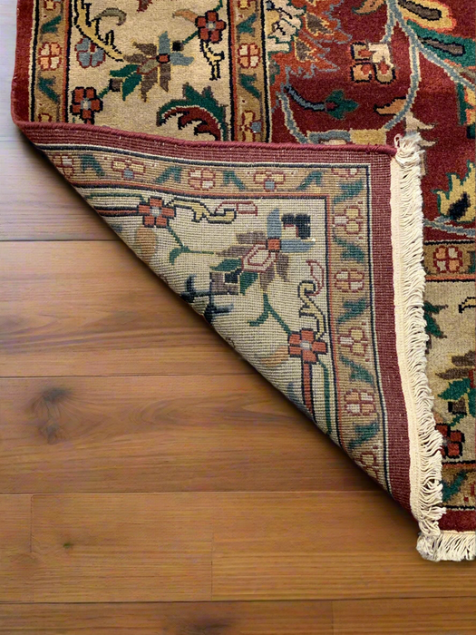 Sultanabad 100% wool Hand Made Rug - size 9" x 12"  (P)