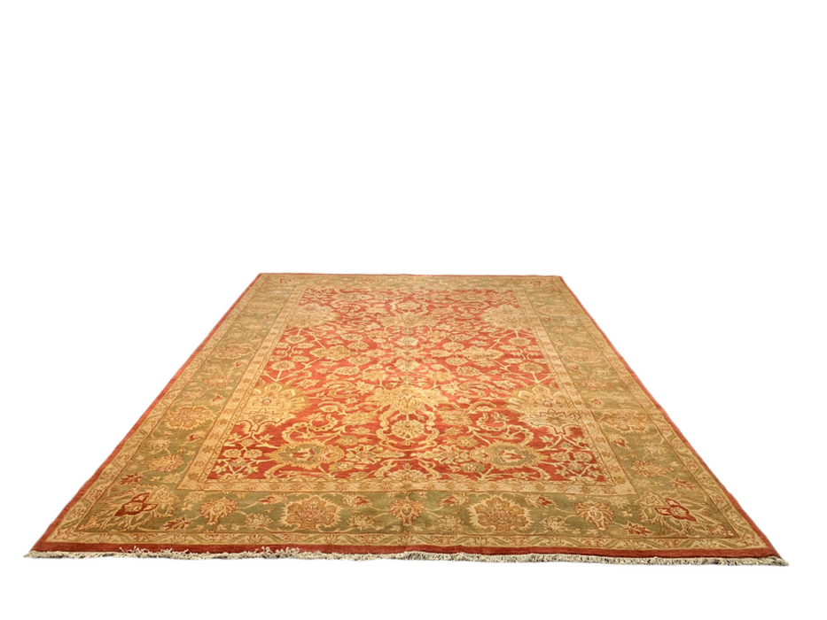 Sultanabad 100% wool Hand Made Rug - size 9" x 12"  (P)
