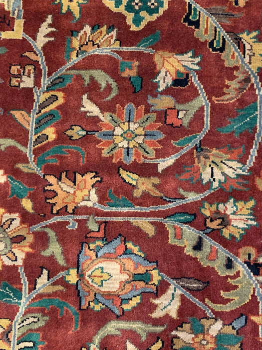 Sultanabad 100% wool Hand Made Rug - size 9" x 12"  (P)