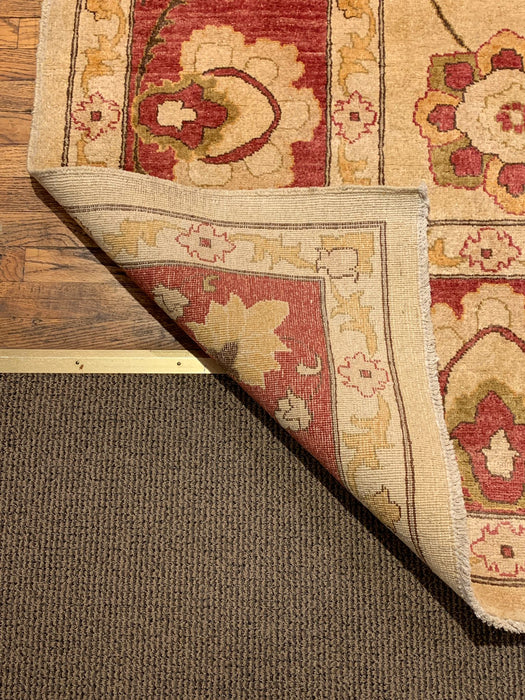 Hand-Knotted Sultanabad Vegetable-Dyed Wool Rug, 9" x 12' 4"  (K)