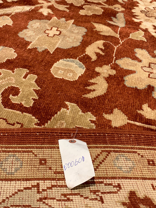 Hand-Knotted Sultanabad Vegetable-Dyed Wool Rug, 9' 1" x 12"  (K)