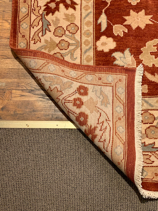 Hand-Knotted Sultanabad Vegetable-Dyed Wool Rug, 9' 1" x 12"  (K)