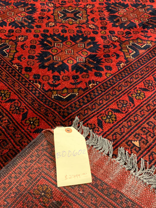 Terkaman Tribal Afghan Oriental Rug, size 3" 10" x 15' 6"  (C)