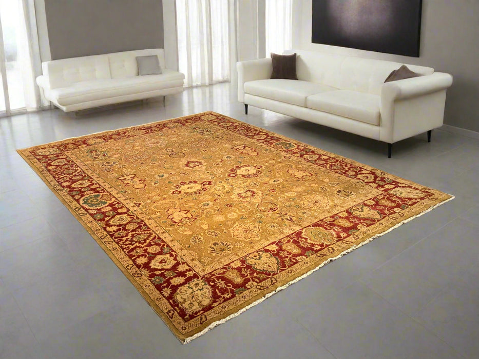 Sultanabad 100% wool Hand Made Rug - size 8' 9" x 11' 9"  (P)