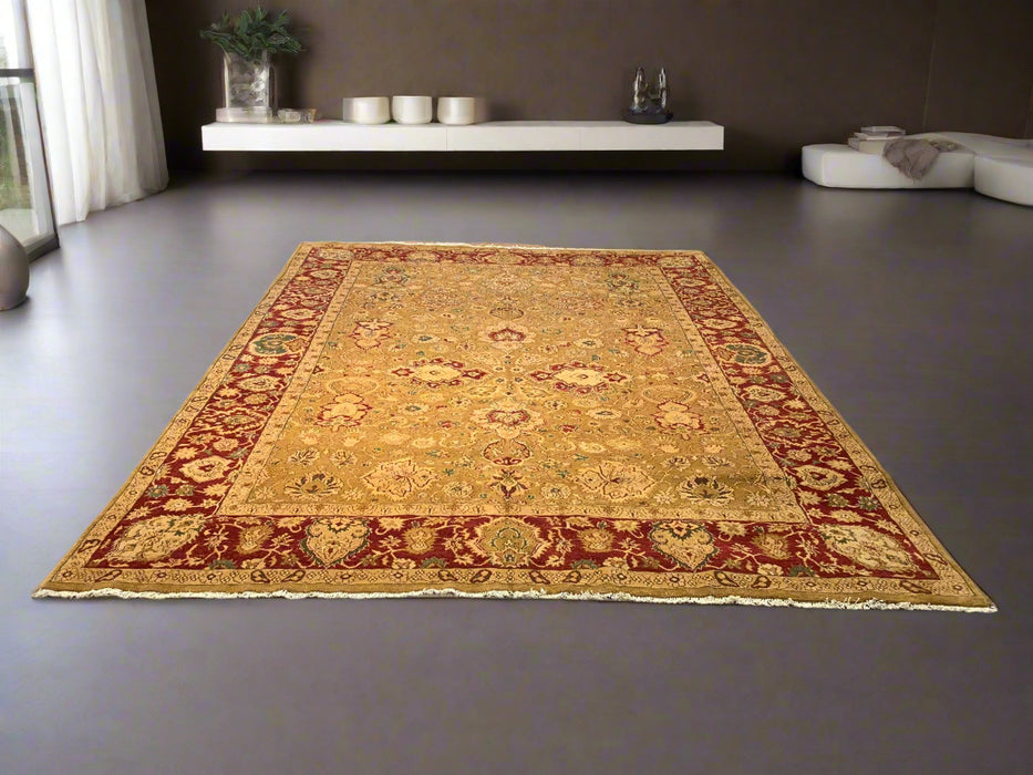 Sultanabad 100% wool Hand Made Rug - size 8' 9" x 11' 9"  (P)