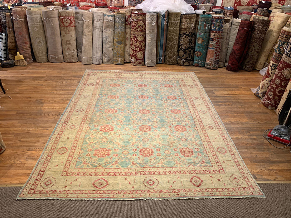 Hand-Knotted Sultanabad Vegetable-Dyed Wool Rug, 8' 9" x 12' 2"  (K)