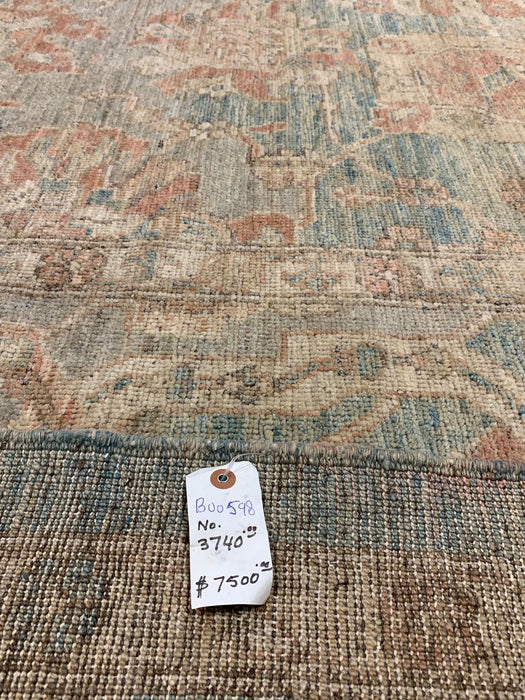 Hand-Knotted Sultanabad Vegetable-Dyed Wool Rug, 9' 1" x 11' 11"  (K)