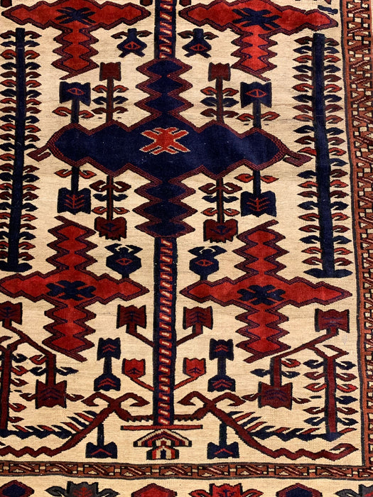 Terkaman Tribal Afghan Oriental Rug, size 9' 7" x 12' 6"  (C)