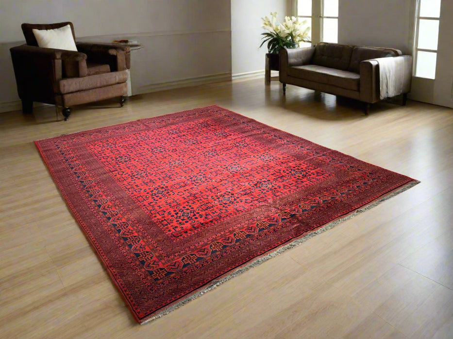 Sultanabad 100% wool Hand Made Rug - size 10' 1" x 12' 9"  (P)