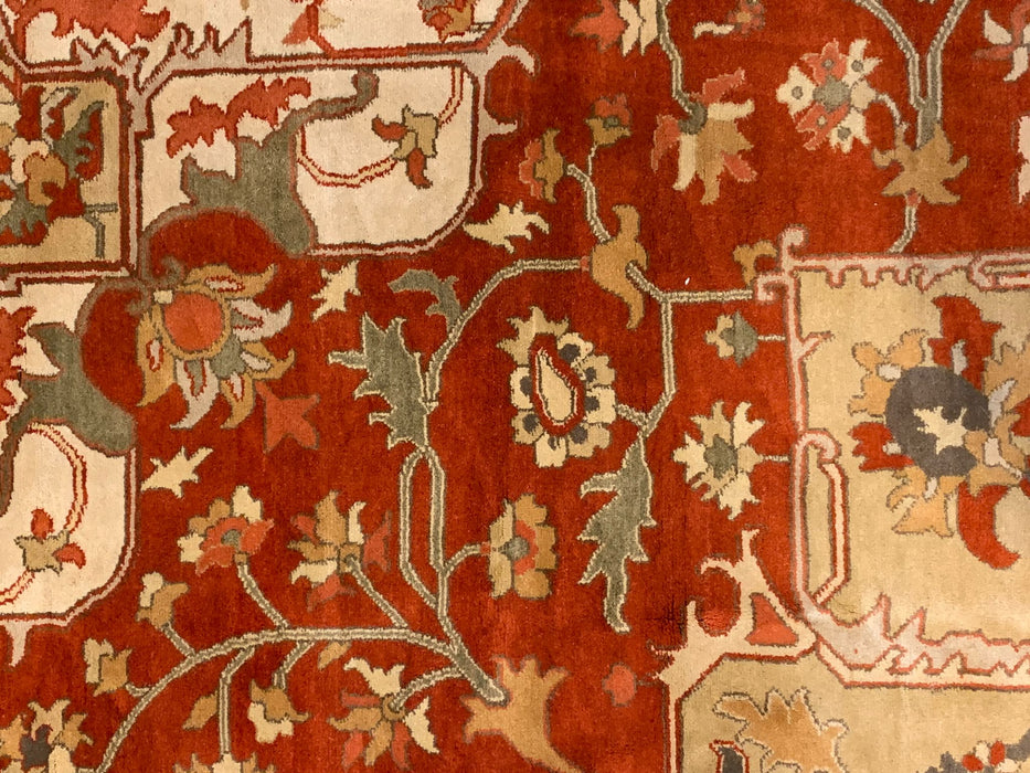 Sultanabad 100% wool Hand Made Rug - size 8' 10" x 11' 10"  (P)