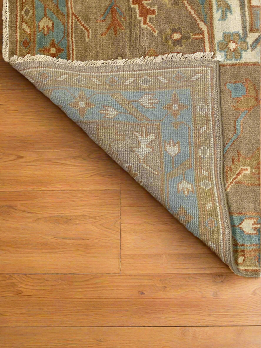 Hand-Knotted Sultanabad Vegetable-Dyed Wool Rug, 9' 2" x 11' 9"  (K)