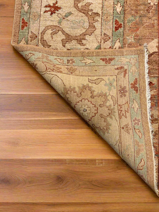 Hand-Knotted Sultanabad Vegetable-Dyed Wool Rug, 8' 11" x 11' 11"  (K)