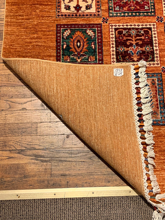 Hand-Knotted Sultanabad Vegetable-Dyed Wool Rug, 8' 4" x 11' 7"  (K)