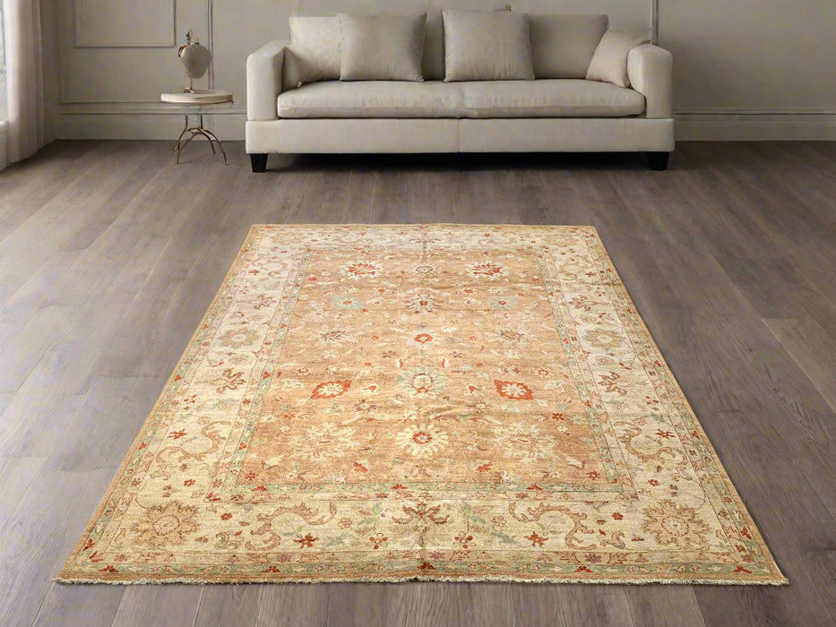 Hand-Knotted Sultanabad Vegetable-Dyed Wool Rug, 8' 11" x 11' 11"  (K)