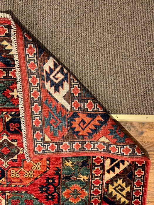 Terkaman Tribal Afghan Oriental Rug, size 8' 8" x 12' 4"  (C)