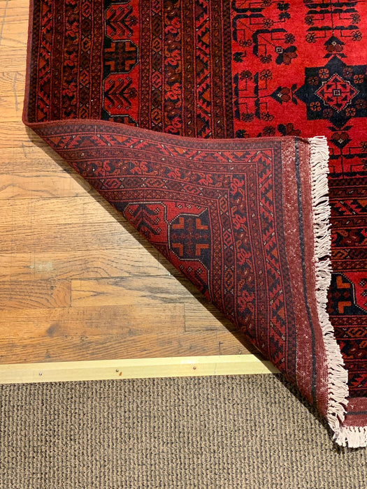 Terkaman Tribal Afghan Oriental Rug, size  8' 5" x 11' 6"  (C)