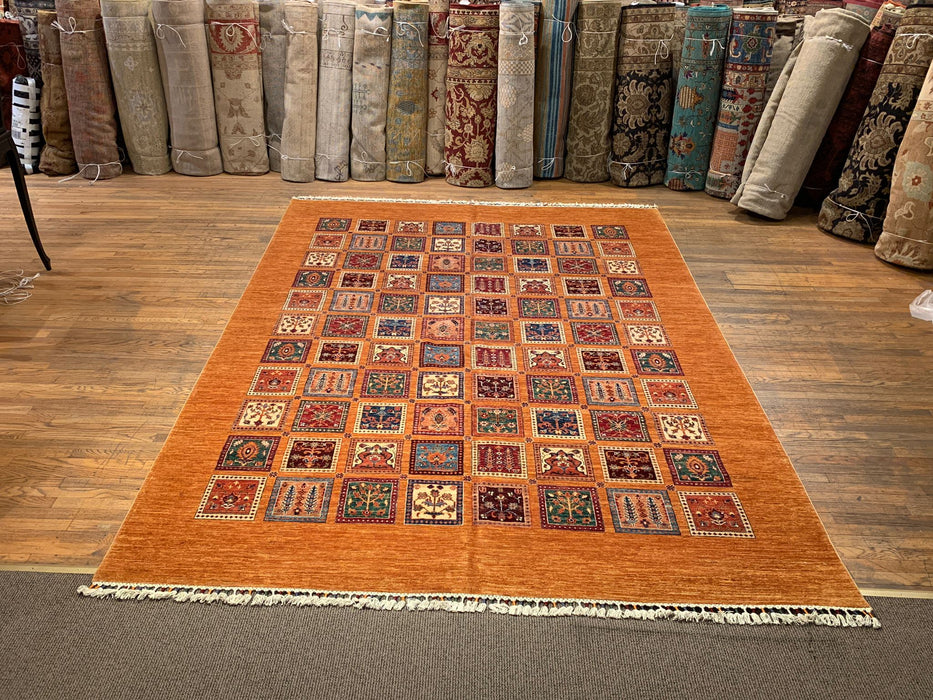 Hand-Knotted Sultanabad Vegetable-Dyed Wool Rug, 8' 4" x 11' 7"  (K)