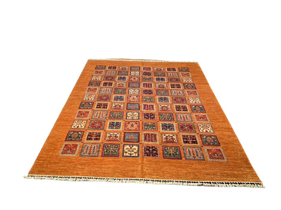 Hand-Knotted Sultanabad Vegetable-Dyed Wool Rug, 8' 4" x 11' 7"  (K)