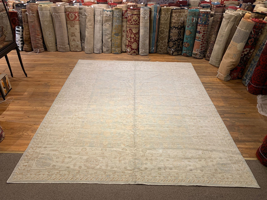 Hand-Knotted Sultanabad Vegetable-Dyed Wool Rug,  9' 11" x 12' 5"  (K)