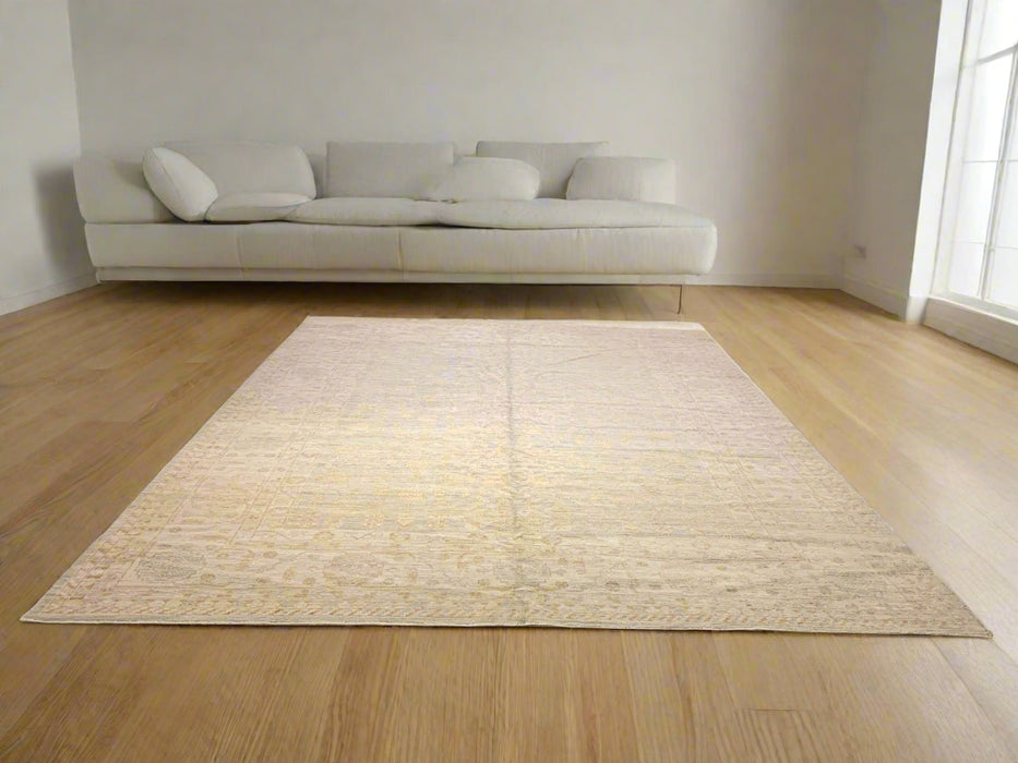 Hand-Knotted Sultanabad Vegetable-Dyed Wool Rug,  9' 11" x 12' 5"  (K)