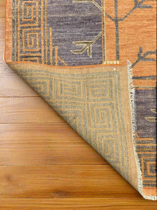 Khotan Pomegranate design Oriental Rug, size 8' 11" x 11' 6"  (D)