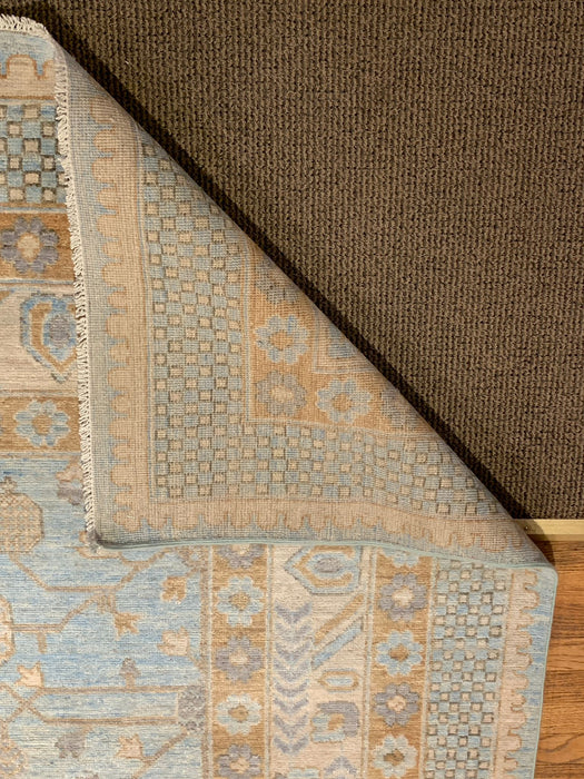 Hand-Knotted Sultanabad Vegetable-Dyed Wool Rug, 9' 6" x 13' 9"  (K)