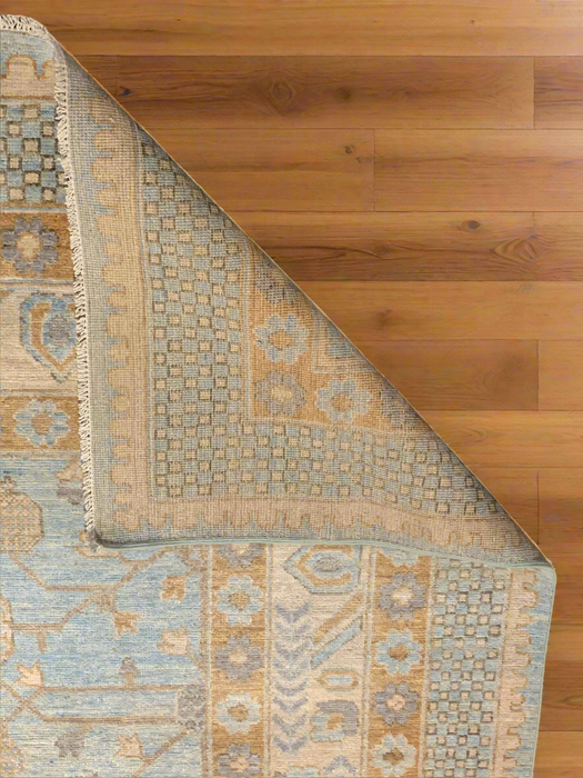 Hand-Knotted Sultanabad Vegetable-Dyed Wool Rug, 9' 6" x 13' 9"  (K)