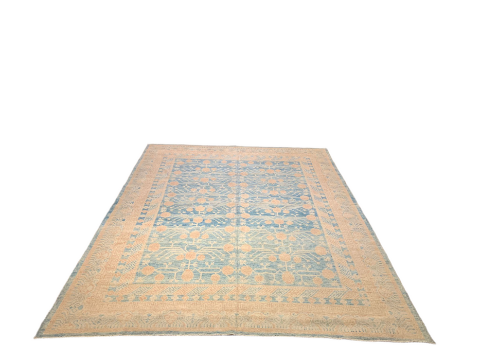 Khotan Pomegranate design Oriental Rug, size 9' 3" x 11' 9"  (D)