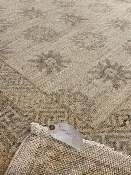 Hand-Knotted Sultanabad Vegetable-Dyed Wool Rug, 10" x 13"  (K)