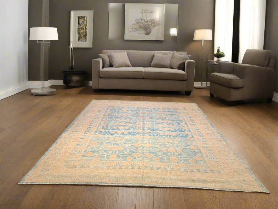 Khotan Pomegranate design Oriental Rug, size 9' 3" x 11' 9"  (D)